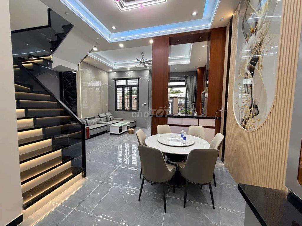Bán nhà mới xây, đường 7m, (6x21), 1 lầu, 3 PN, Đông Thạnh 4, Hóc Môn