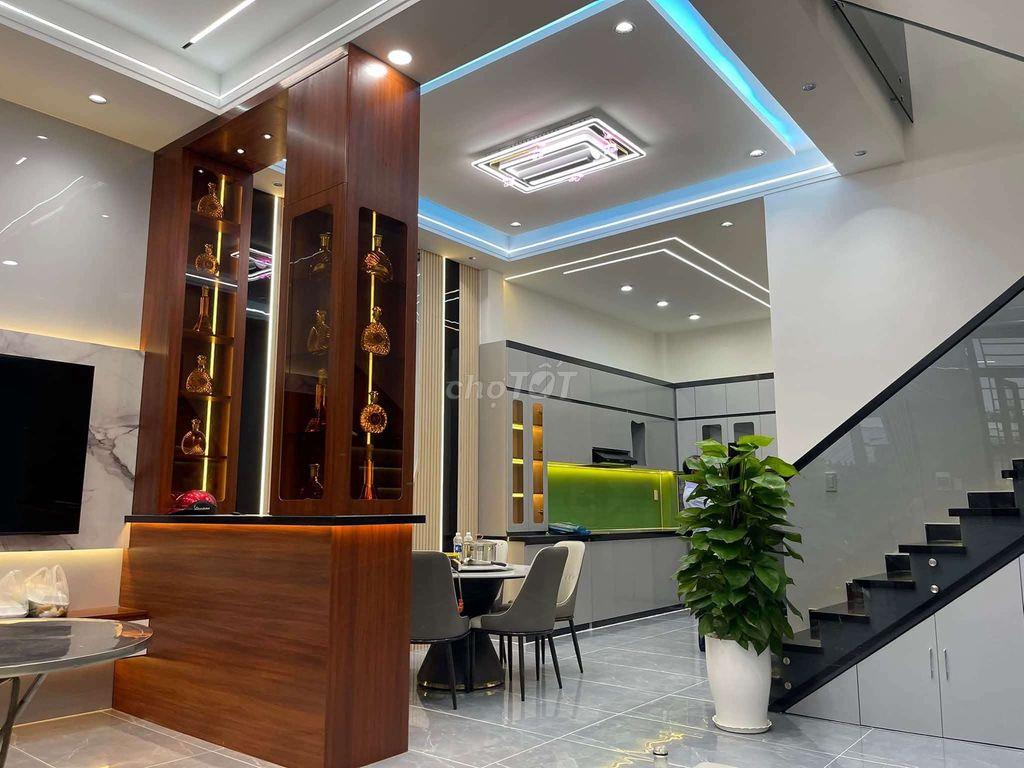 Bán nhà mới xây, đường 7m, (6x21), 1 lầu, 3 PN, Đông Thạnh 4, Hóc Môn