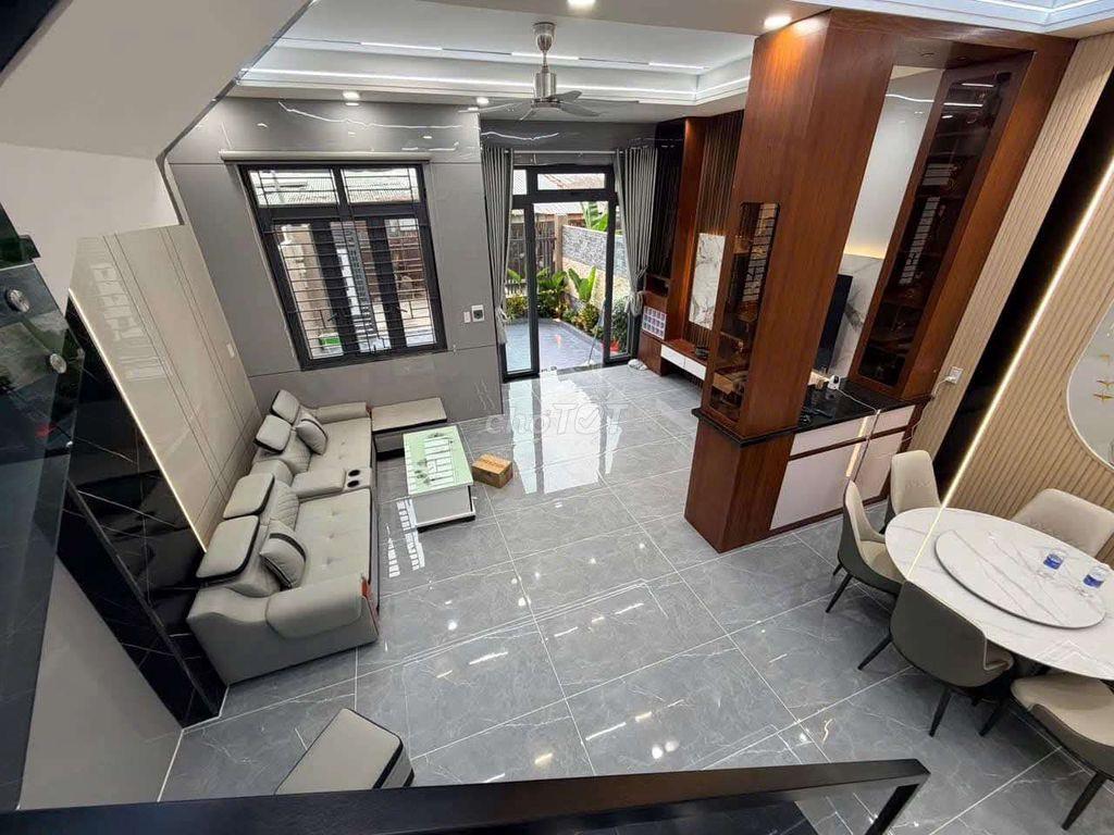 Bán nhà mới xây, đường 7m, (6x21), 1 lầu, 3 PN, Đông Thạnh 4, Hóc Môn