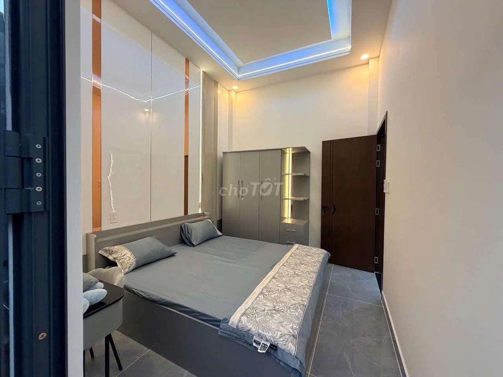 Bán nhà mới xây, đường 7m, (6x21), 1 lầu, 3 PN, Đông Thạnh 4, Hóc Môn