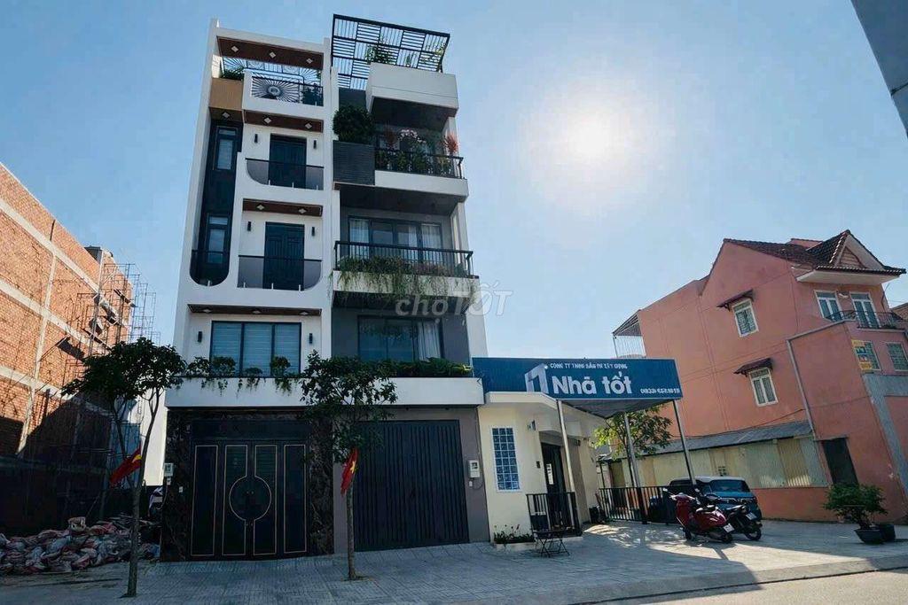 Nhà mới xây, mặt tiền đường, Trệt, lửng, 3 lầu, 4PN, Thạnh Lộc 31, Q12