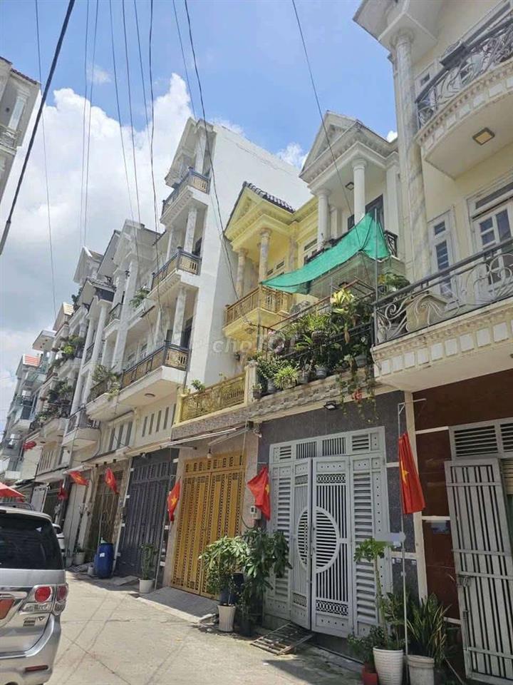 Bán nhà, đường nhựa 8m, (4x15), trệt, 2 lầu, 4 PN, Tân Thới Hiệp, Q12