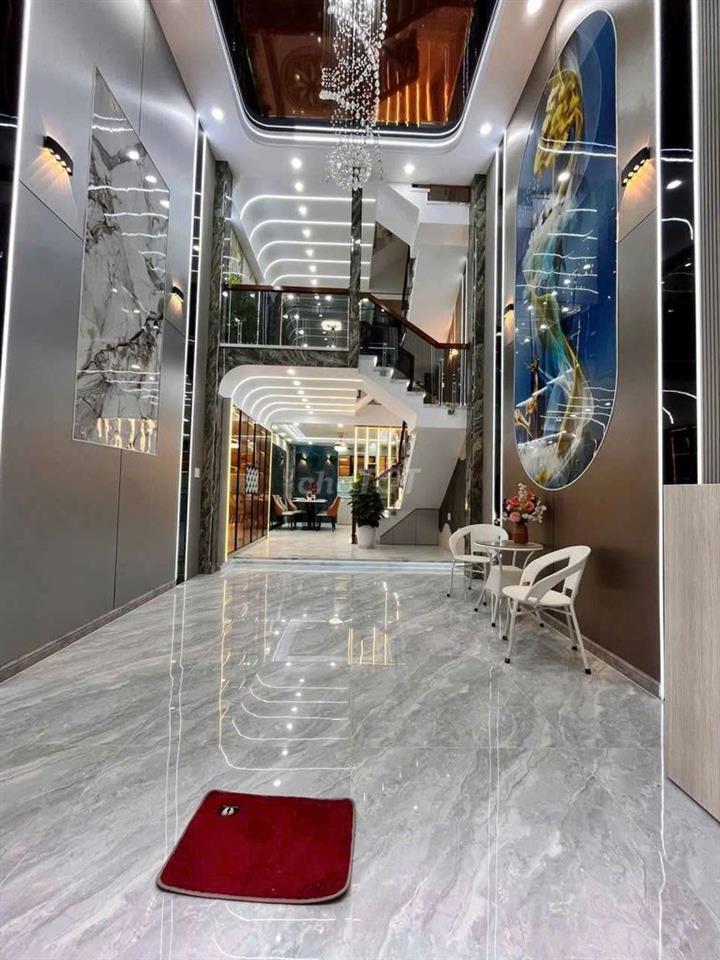 Nhà mới xây, Đường 7m, khu VIP, 1 trệt, 1 lửng, 3 lầu, Thới An, Q12
