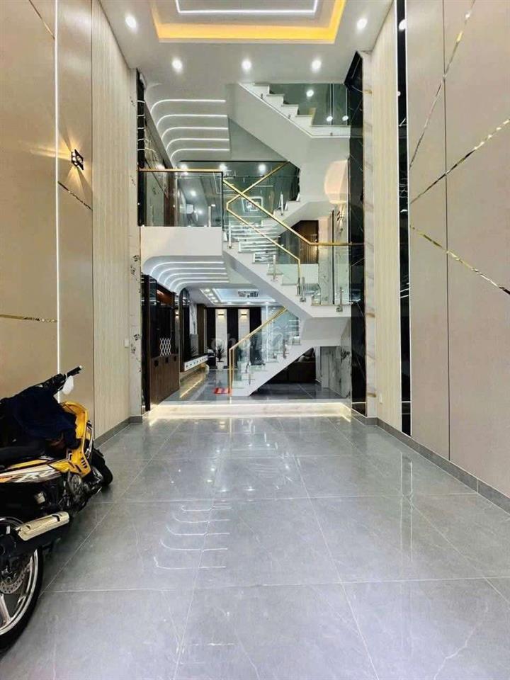 Nhà mới xây, đường 8m, khu VIP, 5tầng, Nguyễn Ảnh Thủ, Hiệp Thành, Q12