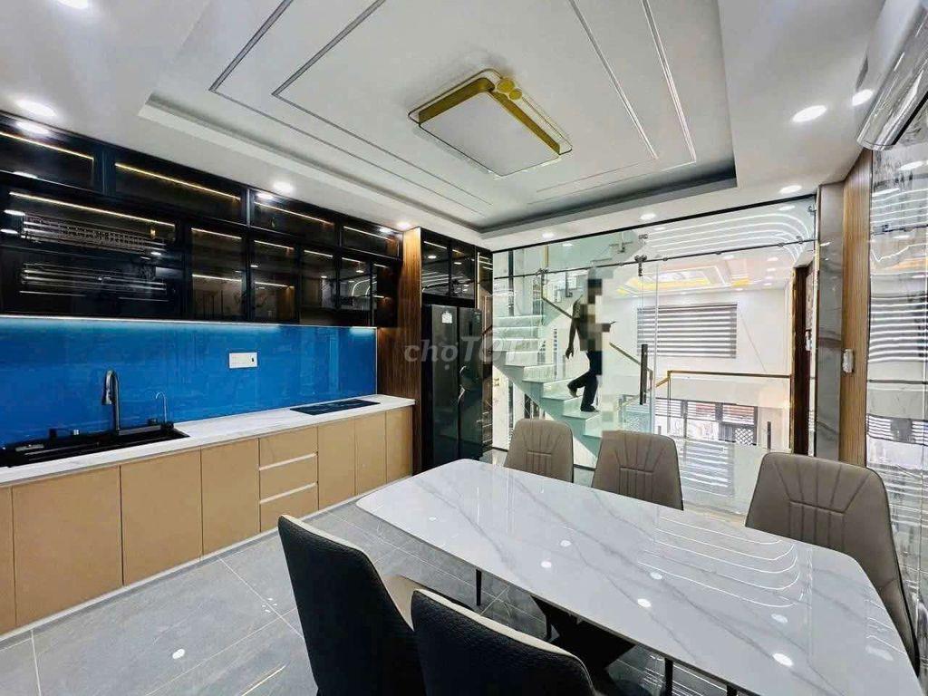 Nhà mới xây, đường 8m, khu VIP, 5tầng, Nguyễn Ảnh Thủ, Hiệp Thành, Q12