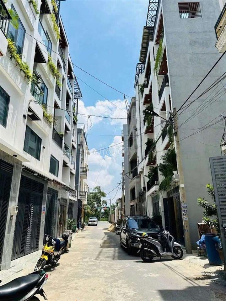 Nhà mới xây, đường 8m, khu VIP, 5tầng, Nguyễn Ảnh Thủ, Hiệp Thành, Q12