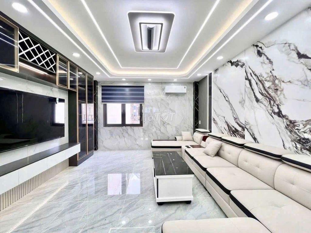 Nhà xây mới, có Thang Máy, đường 14m, Khu VIP, 5tầng, Thới An 16. Q12 