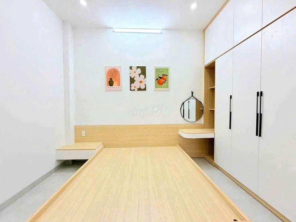 Nhà đẹp mới xây, đường rộng, (4x23) trệt, 1 lầu, Hiệp Thành, Quận 12