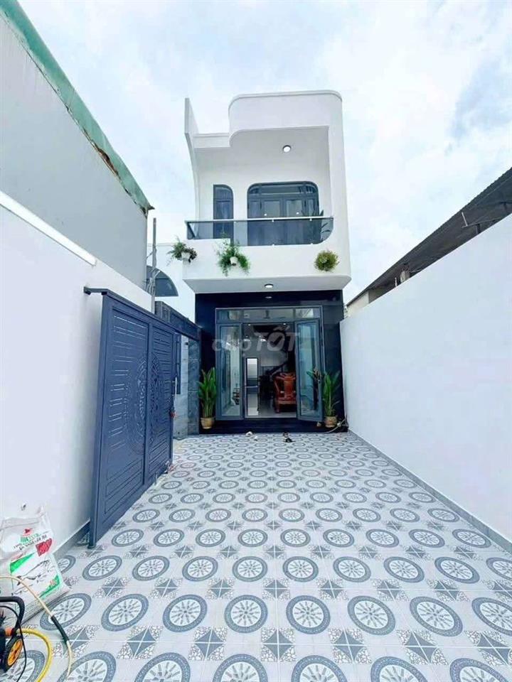 Nhà đẹp mới xây, đường rộng, (4x23) trệt, 1 lầu, Hiệp Thành, Quận 12