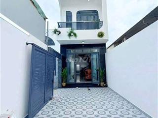 Nhà đẹp mới xây, đường rộng, (4x23) trệt, 1 lầu, Hiệp Thành, Quận 12