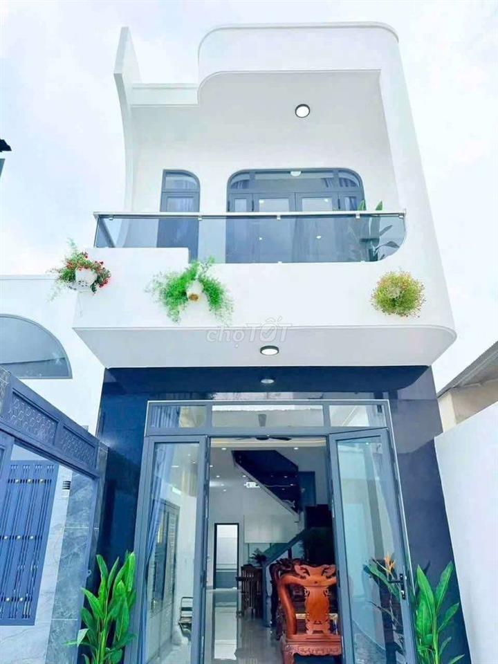 Nhà đẹp mới xây, đường rộng, (4x23) trệt, 1 lầu, Hiệp Thành, Quận 12