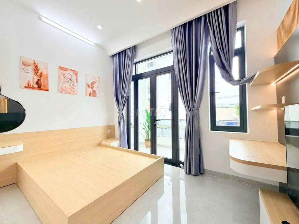 Nhà đẹp mới xây, đường rộng, (4x23) trệt, 1 lầu, Hiệp Thành, Quận 12