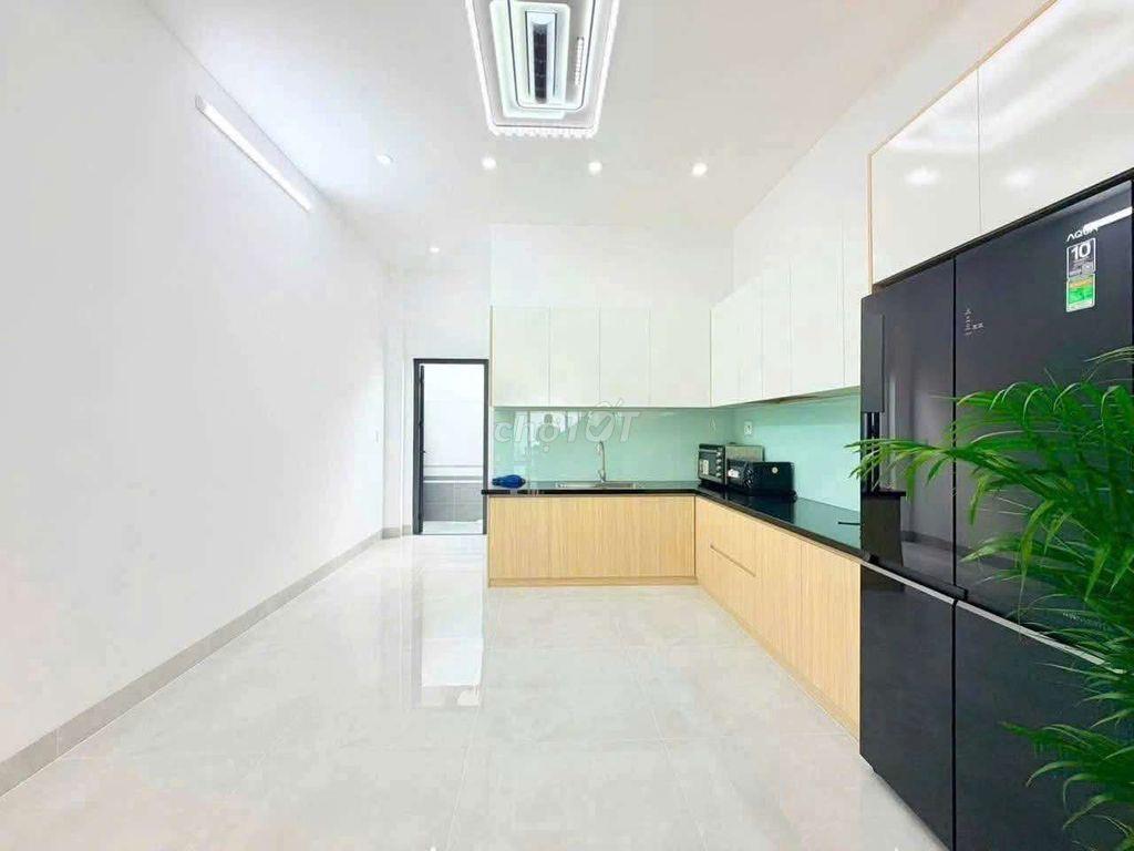 Nhà đẹp mới xây, đường rộng, (4x23) trệt, 1 lầu, Hiệp Thành, Quận 12