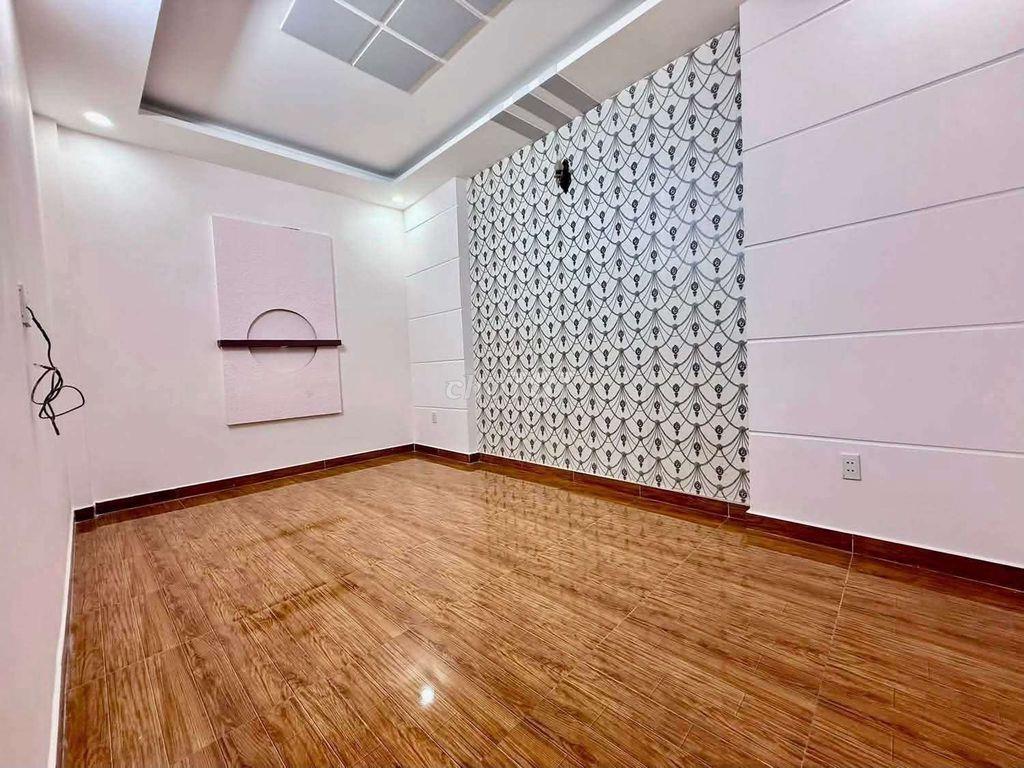 Nhà mới đẹp, đường 5,5m, (4x14) nở hậu 4,5m, 4tầng, Hiệp Thành 13, Q12