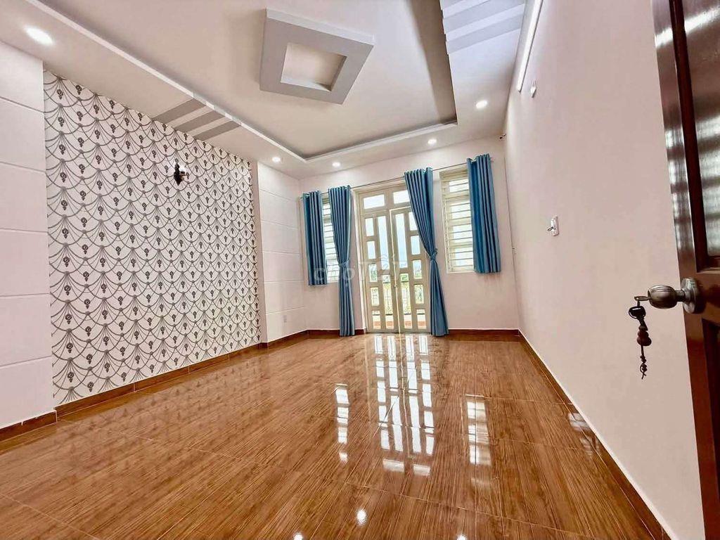 Nhà mới đẹp, đường 5,5m, (4x14) nở hậu 4,5m, 4tầng, Hiệp Thành 13, Q12