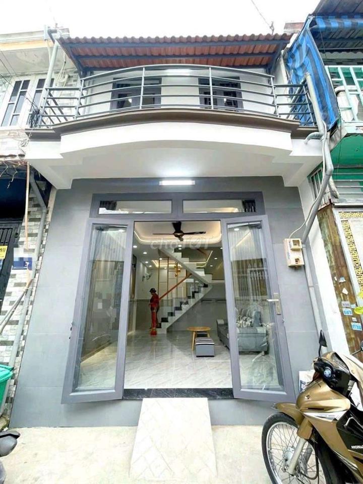 Nhà mới đẹp, hẻm rộng, ( 4x10) đúc 1 lầu, 2PN, 2WC, Tân Thới Hiệp,Q12 