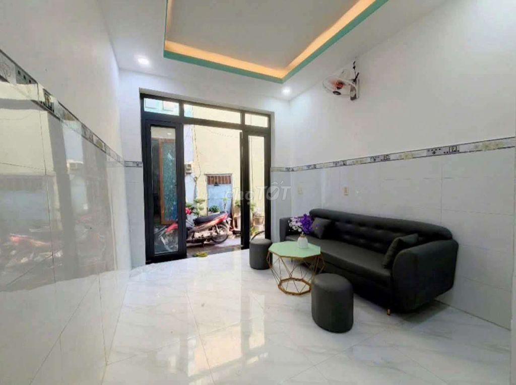 Bán Nhà đẹp, trệt, 2 lầu, 4 PN, sân thượng, hẻm 3m, Thạnh Lộc, Q12