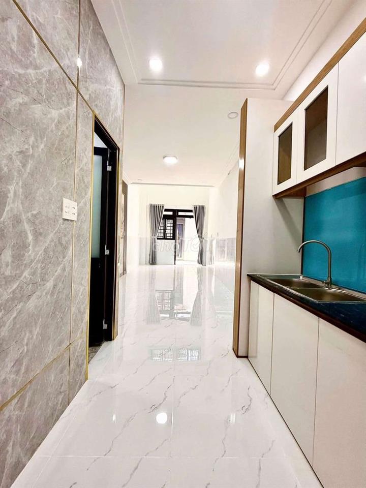 Bán nhà mới đẹp, (3,2 x 9,2m) trệt, 1lầu, đường 3m, Thạnh Lộc 15, Q12