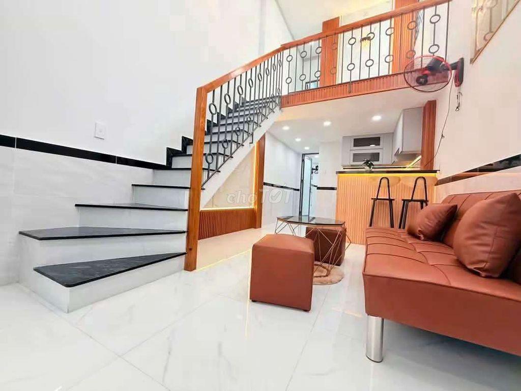 Bán nhà mới đẹp ( 3 x 12 ) đúc lửng, 2PN,  Hiệp Thành 13, Q12