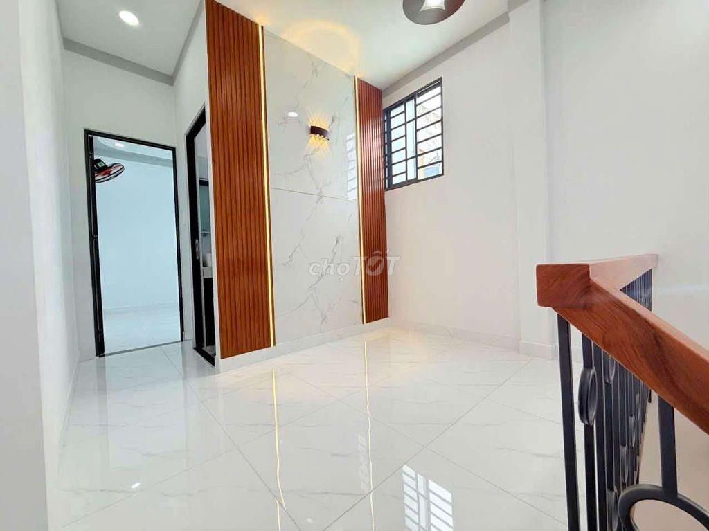Bán nhà mới đẹp ( 3 x 12 ) đúc lửng, 2PN,  Hiệp Thành 13, Q12