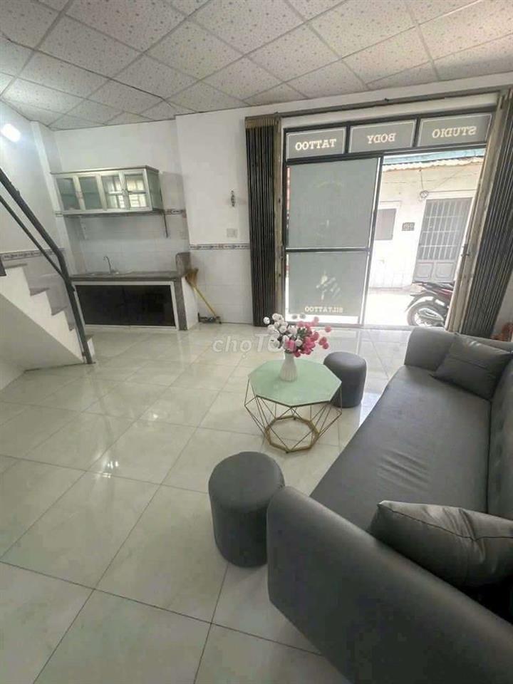 Nhà Mặt tiền đường thông ôtô, (7x6) đúc 1 Lầu, Hiệp Thành 10, Q12