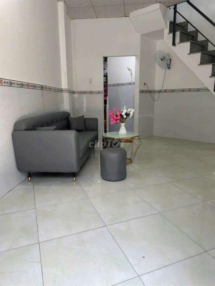 Nhà Mặt tiền đường thông ôtô, (7x6) đúc 1 Lầu, Hiệp Thành 10, Q12