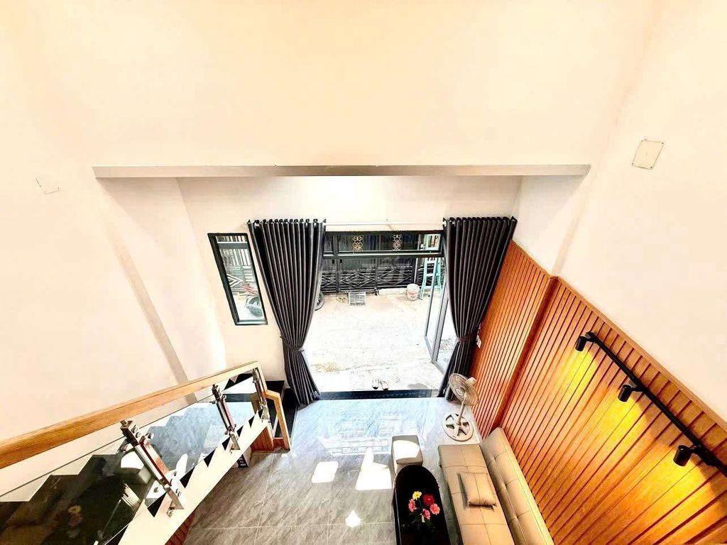 Nhà mới đẹp(4x9) Đúc lửng, 2PN, hẻm 3m, Lê Văn Khương, Hiệp Thành, Q12