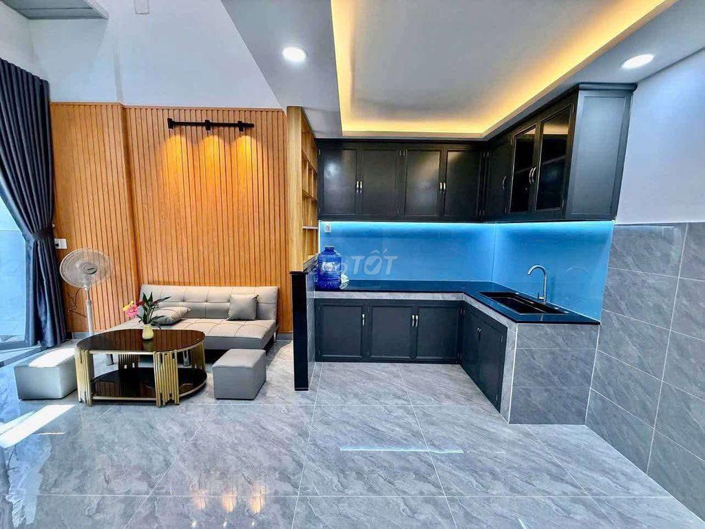 Nhà mới đẹp(4x9) Đúc lửng, 2PN, hẻm 3m, Lê Văn Khương, Hiệp Thành, Q12