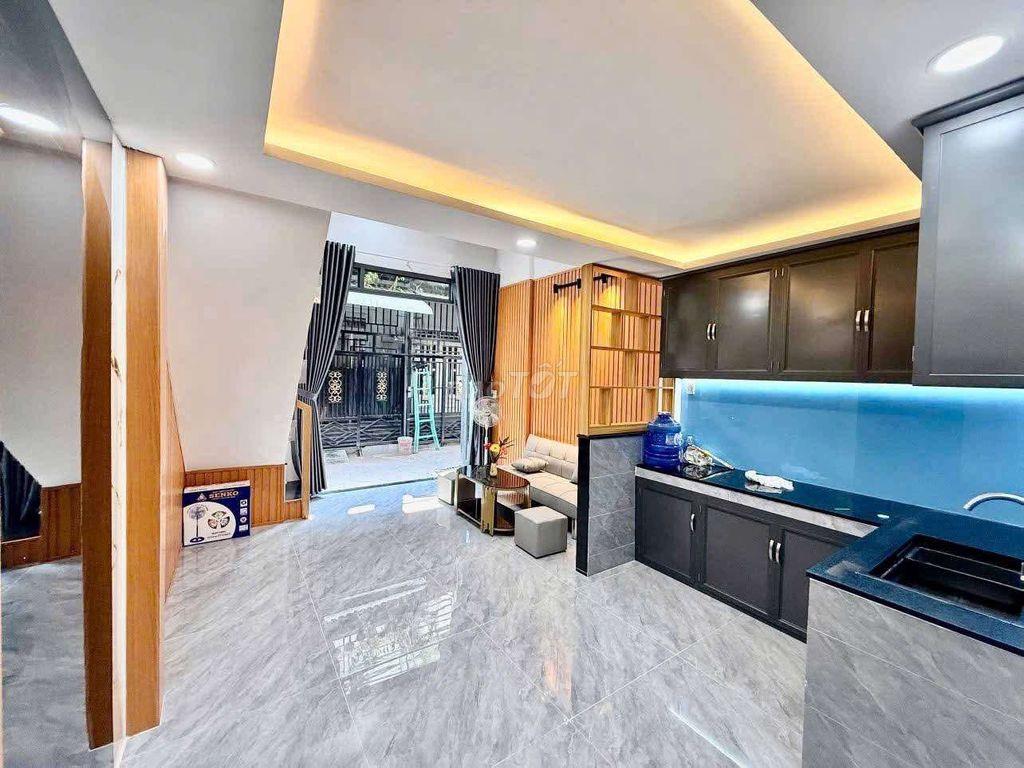 Nhà mới đẹp(4x9) Đúc lửng, 2PN, hẻm 3m, Lê Văn Khương, Hiệp Thành, Q12