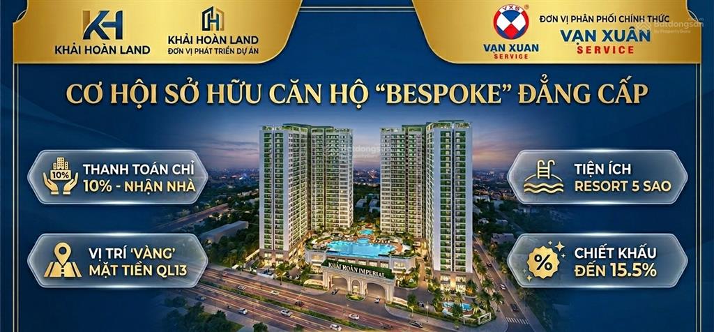 Cơ hội vàng thanh toán 10% nhận nhà  chiết khấu đến 15.5%