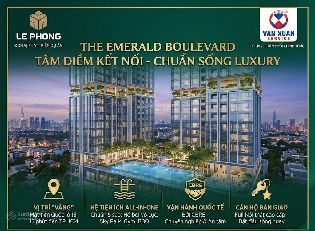 The emerald boulevard (ebv) tâm điểm kết nối, chuẩn sống luxury tại bình dương