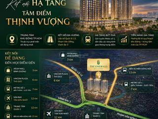 The emerald boulevard vị trí vàng, đón đầu hạ tầng khu đông
