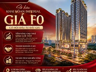 Khải hoàn imperial  giá f0 đón sóng đầu tư khu nam