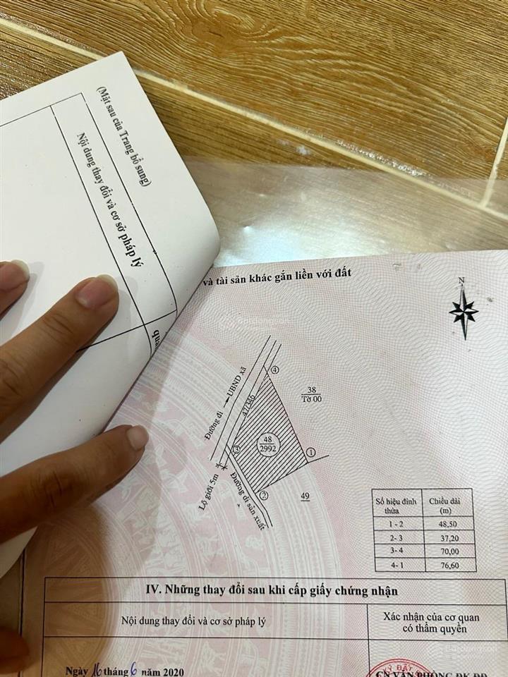 Hàng hiếm 70m mặt tiền đường nhựa tại tân thành, đức trọng, lâm đồng, 1,6 tỷ, tổng 2992m2
