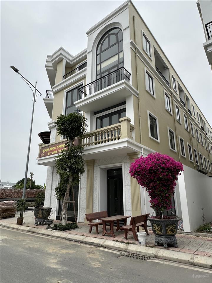 Bán nhà 4 tầng lô góc mặt đường kinh doanh buôn bán tốt dự án golden point, đồng hoà, kiến an