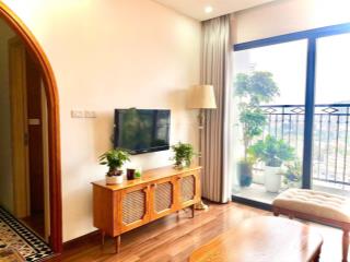 Cho thuê căn hộ chung cư helios 75 tam trinh, dt 75m2 2pn 2wc 2 ban công full nội thất 12.5tr/ th