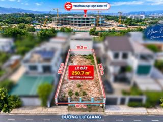 Bán nhanh lô góc mt lư giang 250 m2, nam nha trang