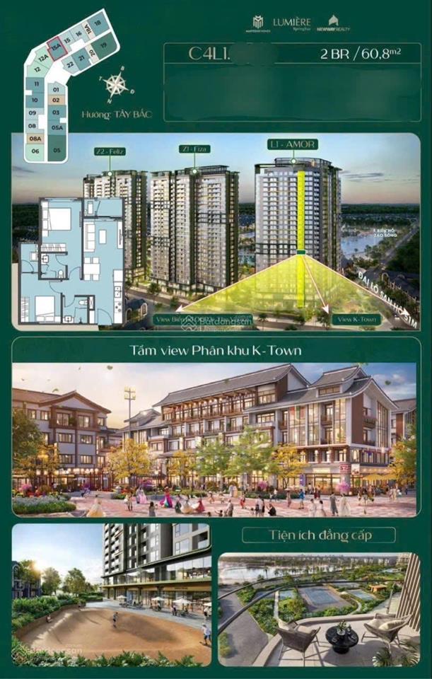 Chính chủ cần bán gấp căn 2pn tại lumiere springbay vinhomes ocean park 2 giá bán bằng giá mua vào
