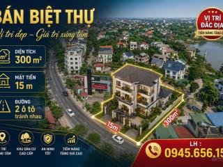 Chính chủ gửi bán căn biệt thự 300 m2 sát trường đại học tài chính ngân hàng, mua đầu tư, cho thuê