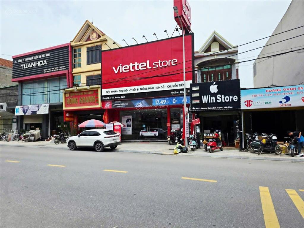 Bán đất tặng nhà mặt phố hương canh, bình xuyên