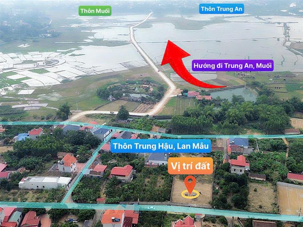 Gia đình có đất cần bán tại trung hậu, lan mẫu, lục nam, bg
