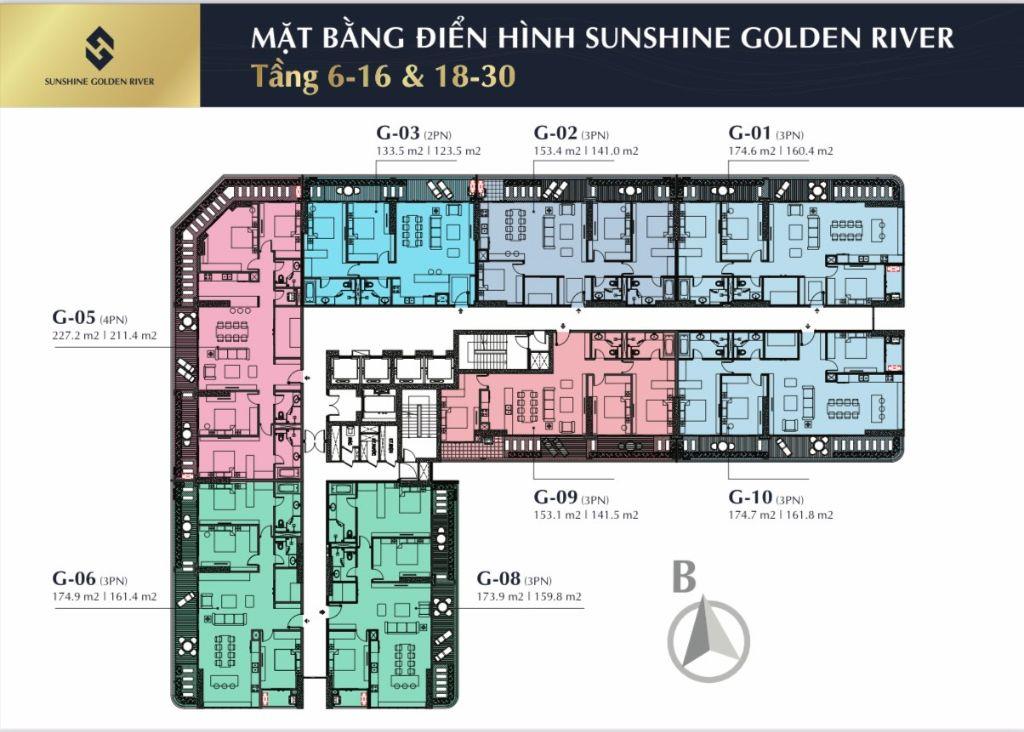 Siêu phẩm Penthouse Sunshine Golden River biệt thự trên không đẳng cấp view trọn Tây hồ, công viên. 0914772279