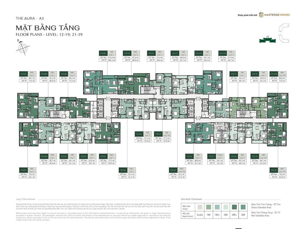 Chính chủ bán căn 2pn  2wc diện tích 62,1m2 trục 12 tòa a3 lumiere evergreen, tây mỗ