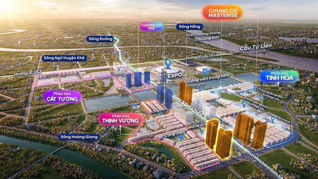 Bán cắt lỗ căn 1pn+1 tầng trung toà masteri grand avenue cổ loa