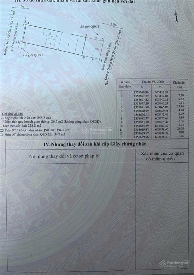 Bán lô đất 2 mặt tiền phù hợp xây khách sạn, kinh doanh tại dương hiến quyền, nha trang