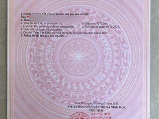 Bán nhanh 2 hecta đất sản xuất công nghiệp ngay cạnh nam vân phong, phù hợp xây kho xưởng nhà máy