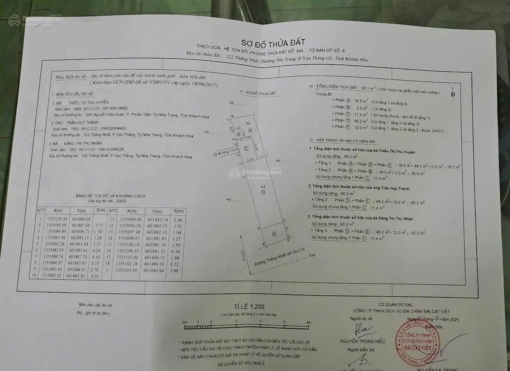 Bán đất tặng nhà cũ mặt tiền thống nhất nha trang, tầng 1 đang cho thuê tốt 15 triệu/tháng