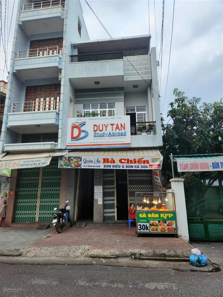 Bán nhà 3 tầng 142m2, mặt tiền đường huỳnh thúc kháng bàn cờ nha trang, thuận tiện kinh doanh