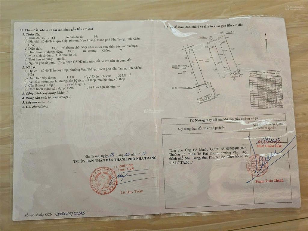 Bán toà căn hộ cao cấp thang máy điện mặt trời full công năng mặt tiền trần quý cáp, tp. nha trang