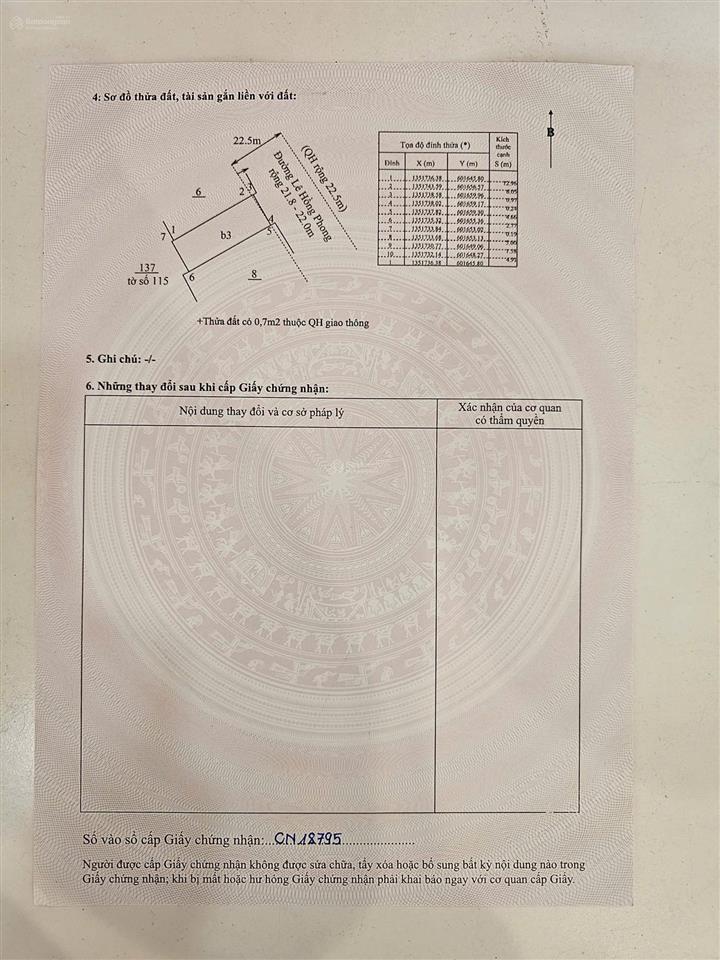 Bán nhà 3 tầng lê hồng phong, bề ngang 6m, gần đường số 28 phước long. không dính phân cách